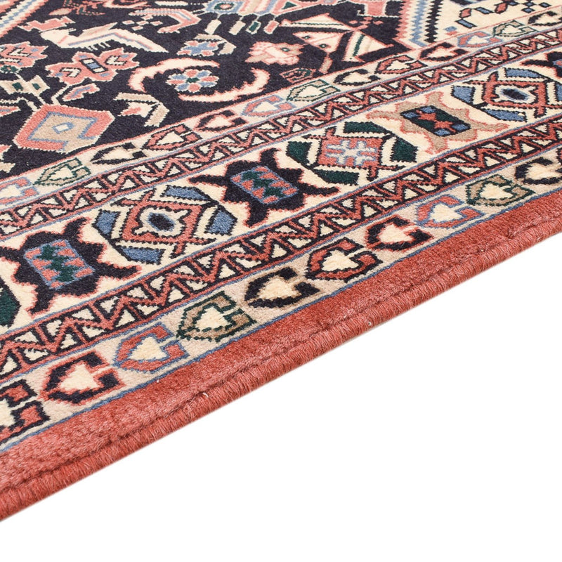 Dywan Gabbeh - Kashkuli perski - 192 x 150 cm - ciemnoniebieski