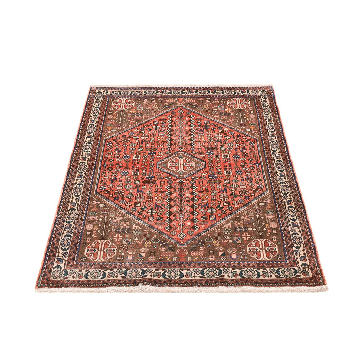 Perski dywan - Nomadyczny - 150 x 102 cm - jasna czerwień