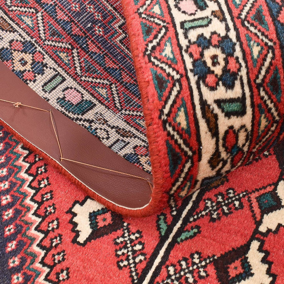 Perski dywan - Nomadyczny - 148 x 98 cm - czerwony