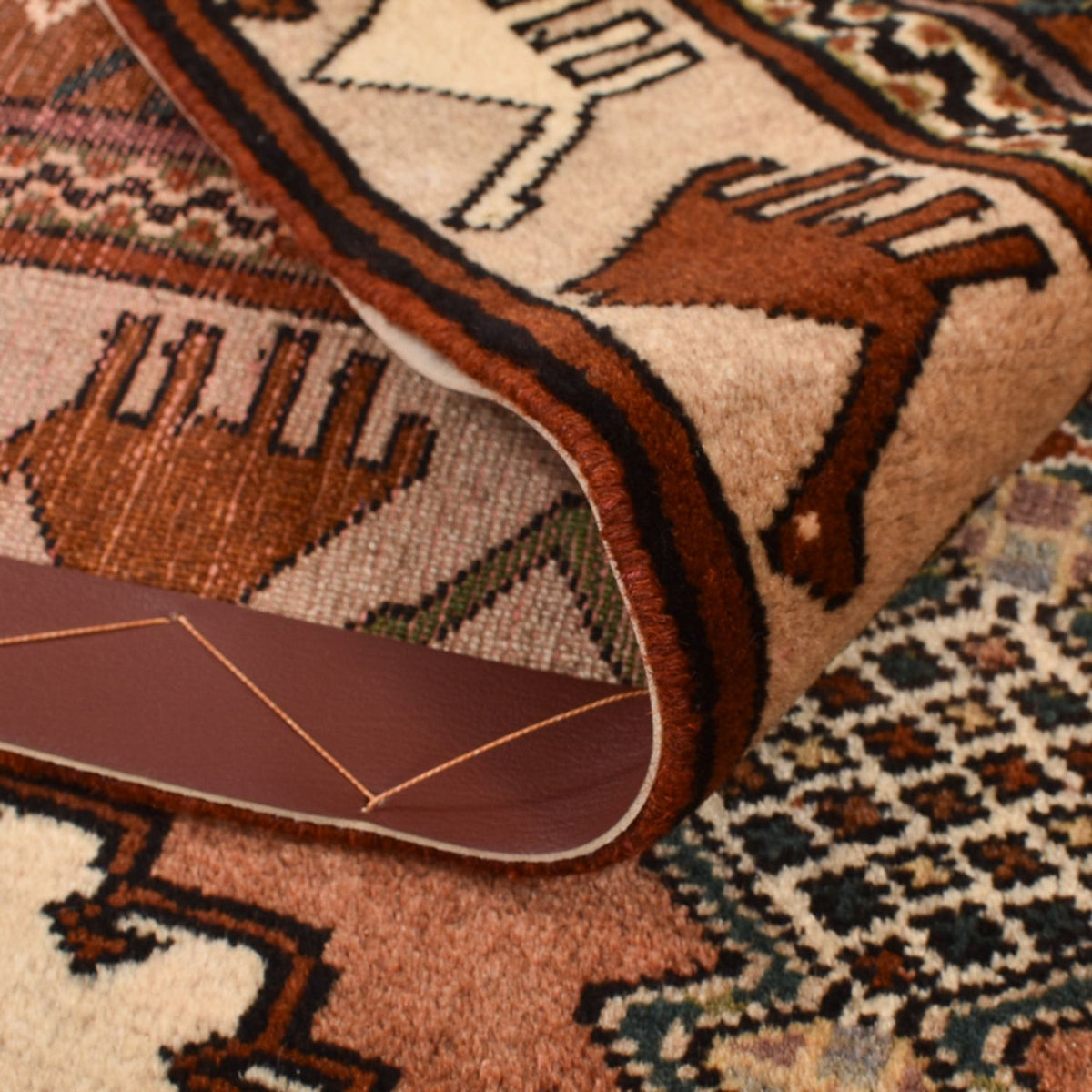 Dywan perski - Klasyczny - 163 x 132 cm - wielokolorowy