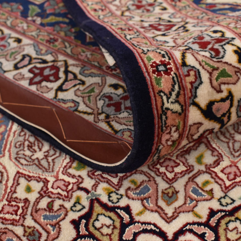 Dywan perski - Tabriz - Królewski - 396 x 298 cm - ciemny beż