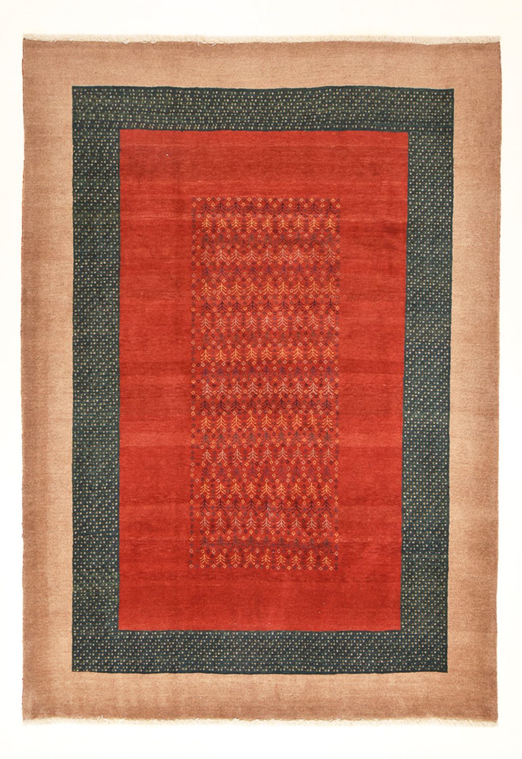 Dywan Gabbeh - Loribaft Perski - 300 x 213 cm - wielokolorowy