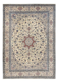 Dywan perski - Isfahan - Premium - 430 x 303 cm - kremowy