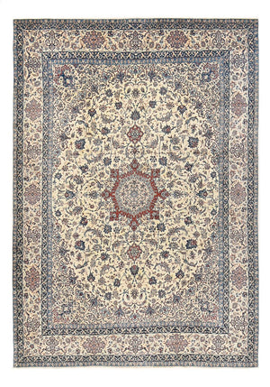 Dywan perski - Isfahan - Premium - 430 x 303 cm - kremowy