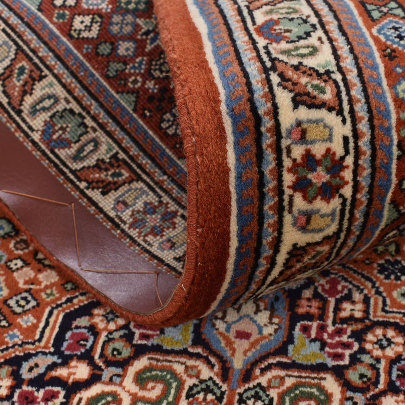 Biegacz Dywan Gabbeh - Kashkuli perski - 405 x 80 cm - ciemny beż