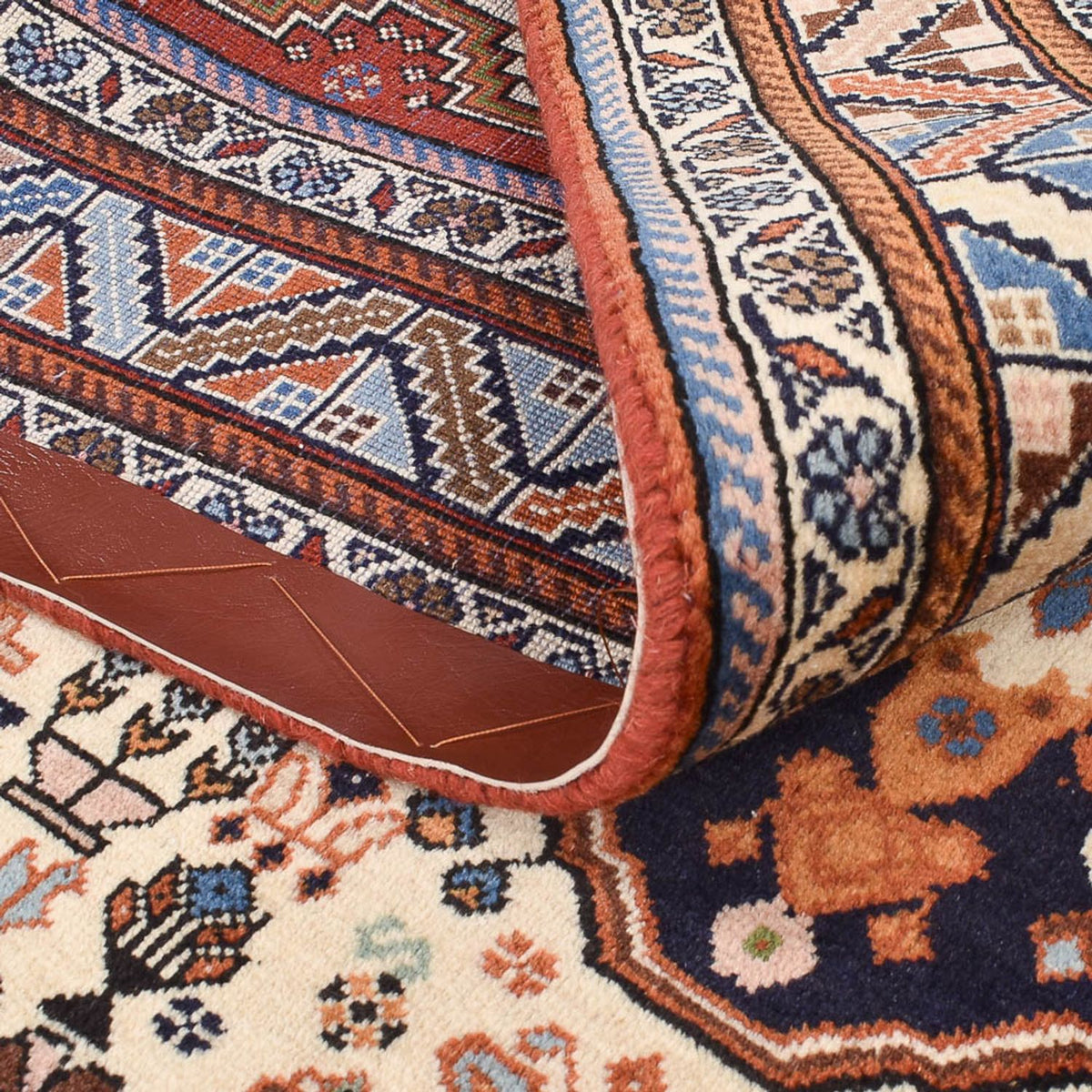 Dywan Gabbeh - Kashkuli perski - 209 x 150 cm - beżowy