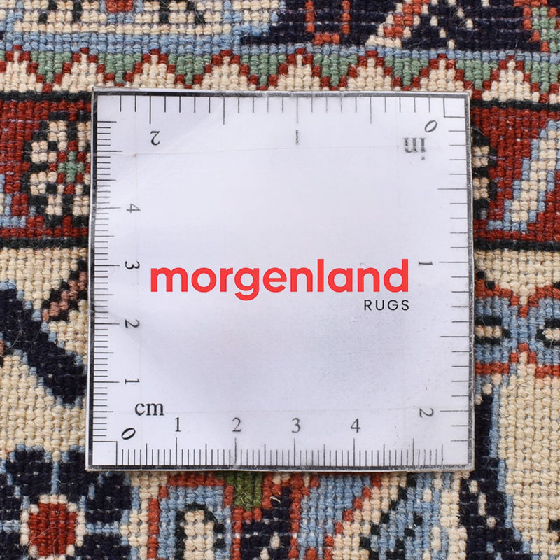 Dywan Gabbeh - Kashkuli perski - 210 x 139 cm - ciemny beż