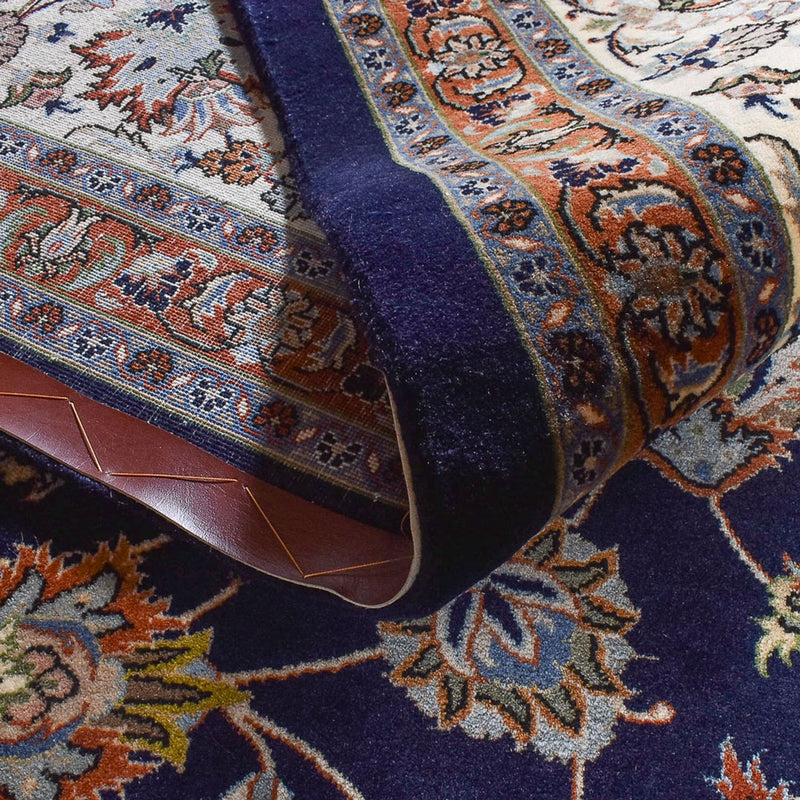 Dywan perski - Klasyczny - 387 x 290 cm - ciemnoniebieski