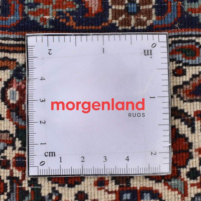 Dywan perski - Bijar - 251 x 152 cm - ciemnoniebieski