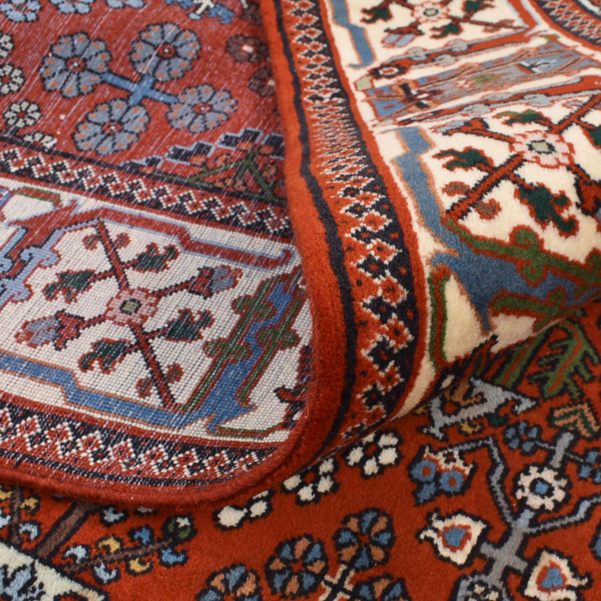 Dywan Gabbeh - Kashkuli perski - 205 x 133 cm - czerwony