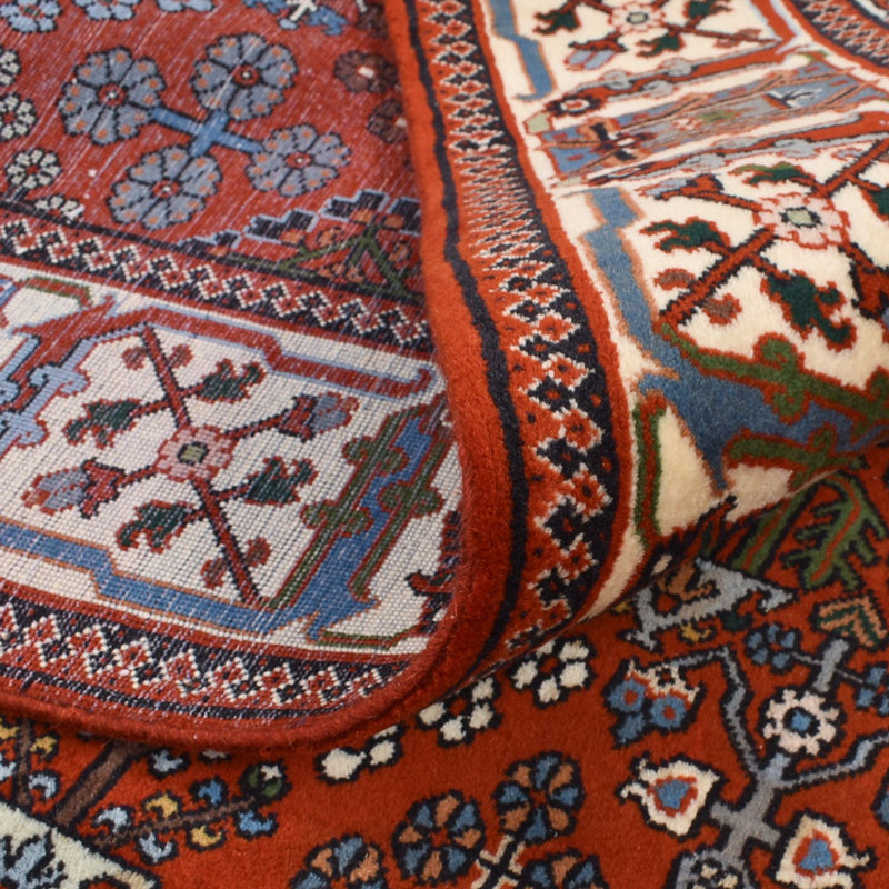 Dywan Gabbeh - Kashkuli perski - 205 x 133 cm - czerwony