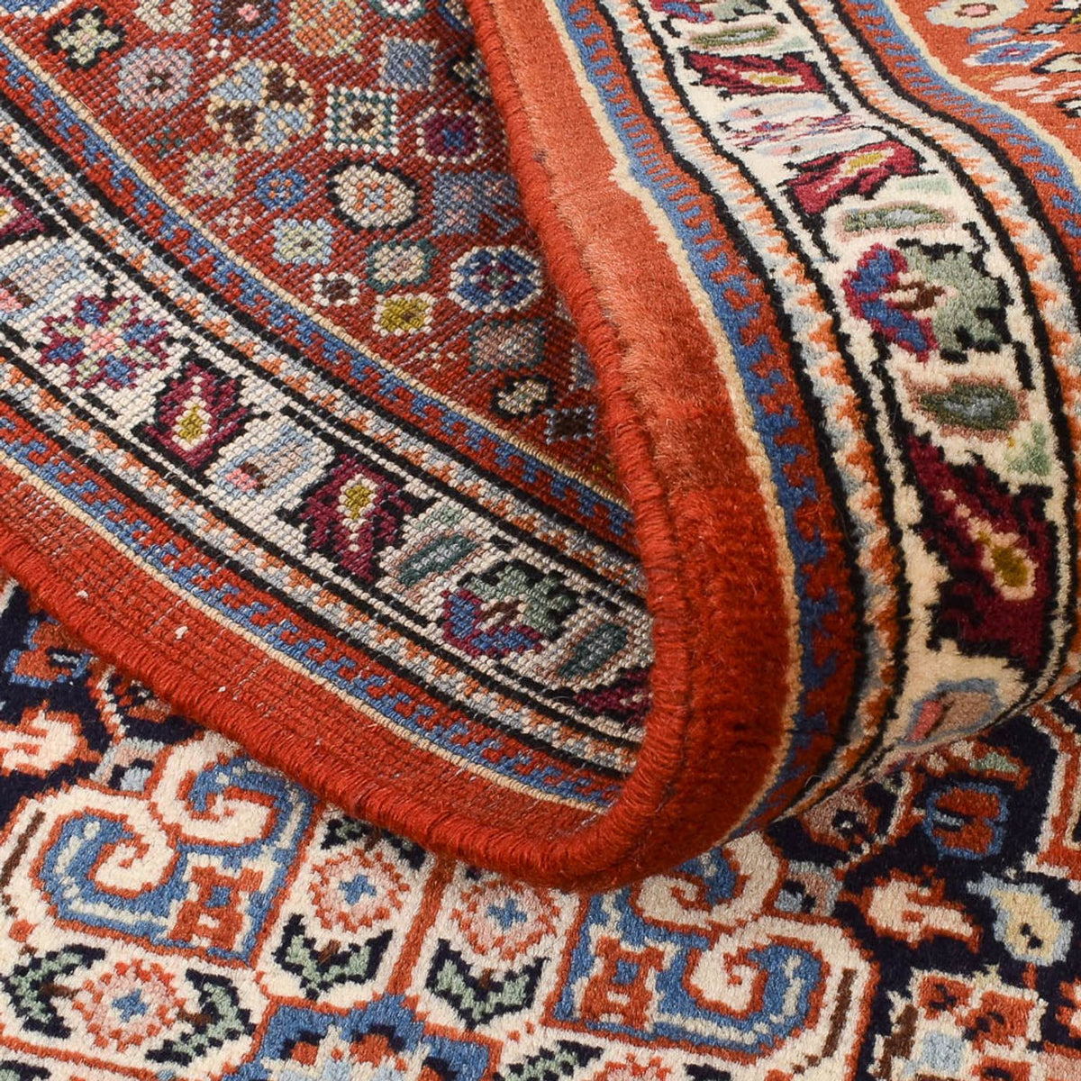 Biegacz Dywan perski - Ghom - 310 x 79 cm - ciemny beż