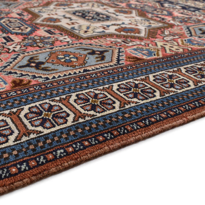 Dywan perski - Keshan - 183 x 130 cm - jasna czerwień