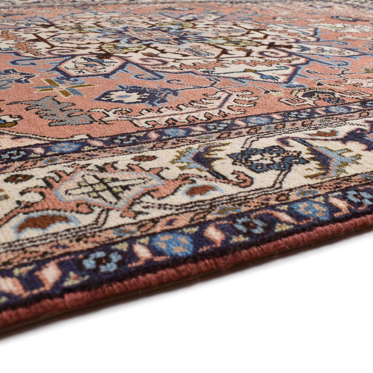 Perski dywan - Nomadyczny - 209 x 143 cm - jasna czerwień