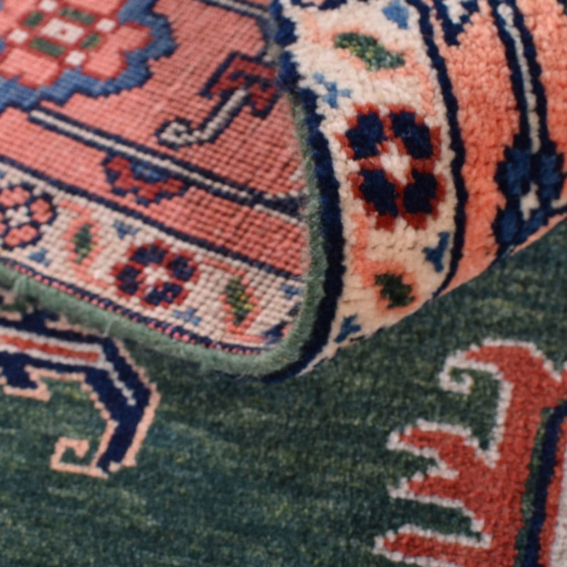 Perski dywan - Nomadyczny - 224 x 143 cm - zielona