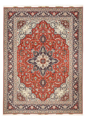 Dywan perski - Tabriz - Królewski - 403 x 302 cm - czerwony