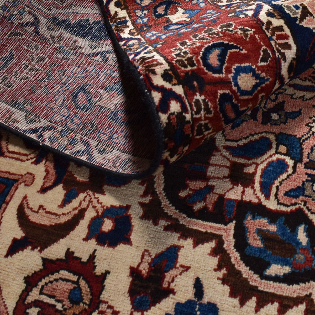 Perski dywan - Nomadyczny - 318 x 206 cm - czerwień winna