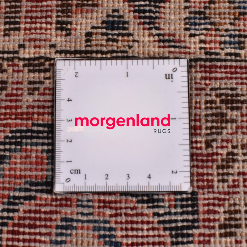 Perski dywan - Nomadyczny - 318 x 206 cm - czerwień winna