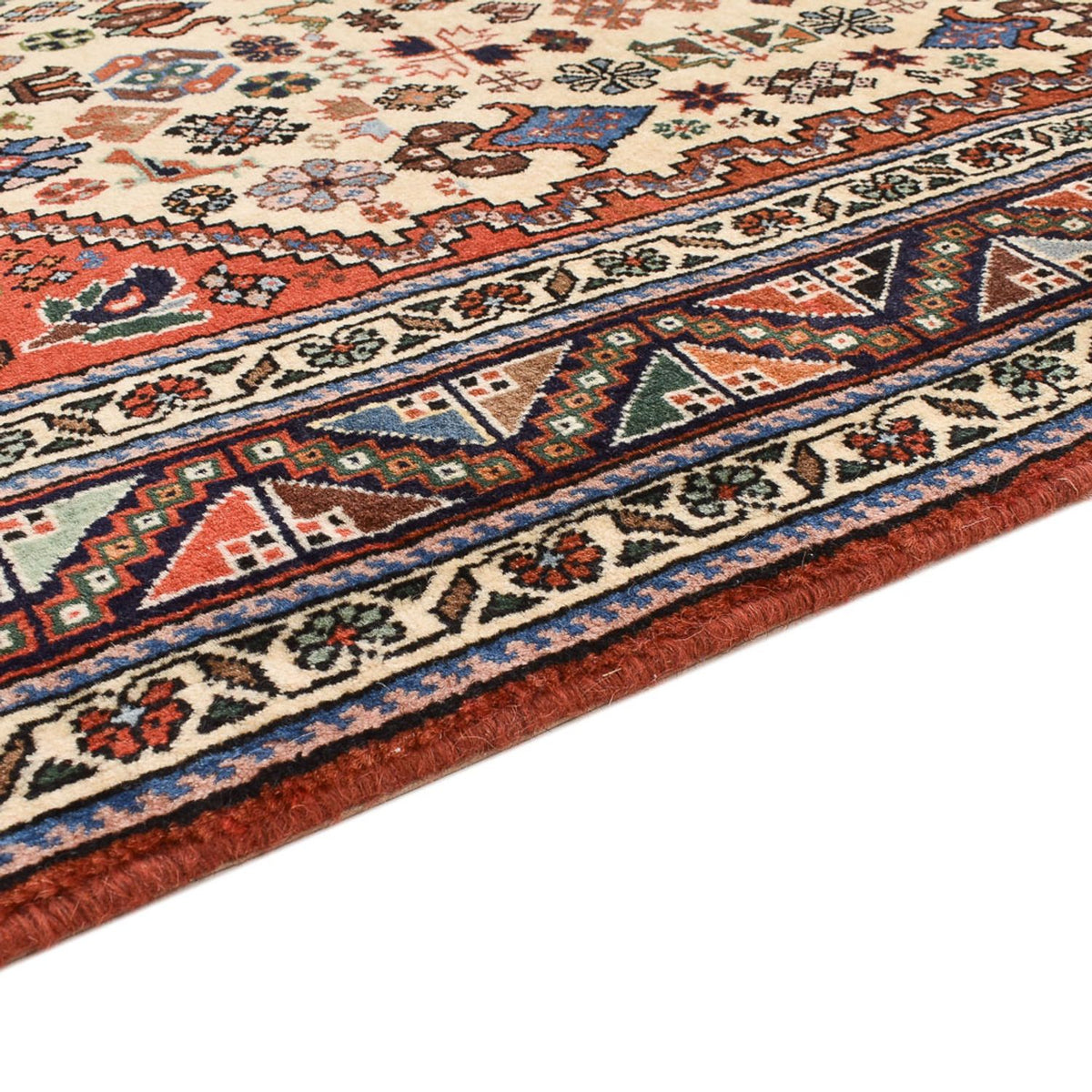 Dywan Gabbeh - Kashkuli perski - 206 x 152 cm - wielokolorowy