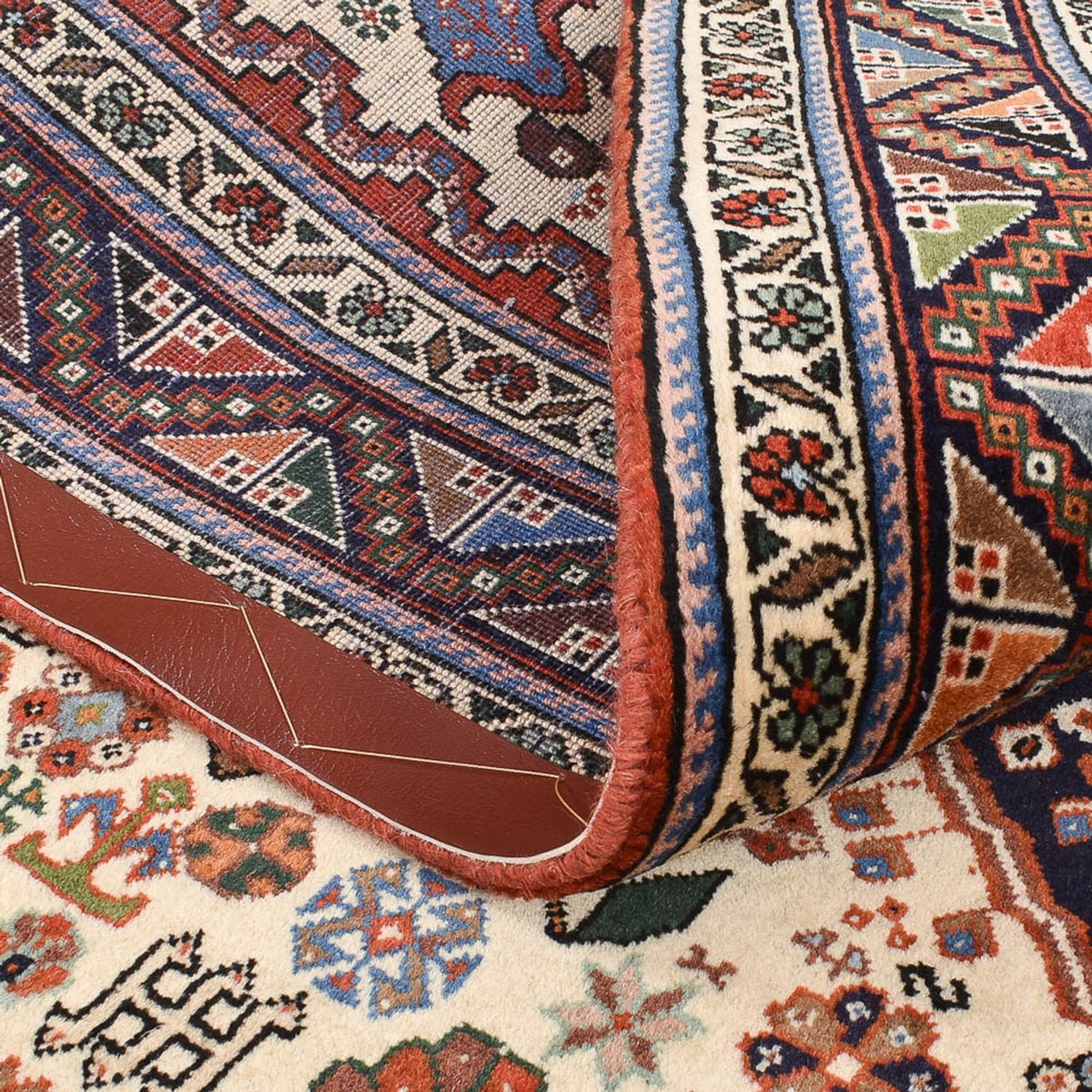 Dywan Gabbeh - Kashkuli perski - 206 x 152 cm - wielokolorowy