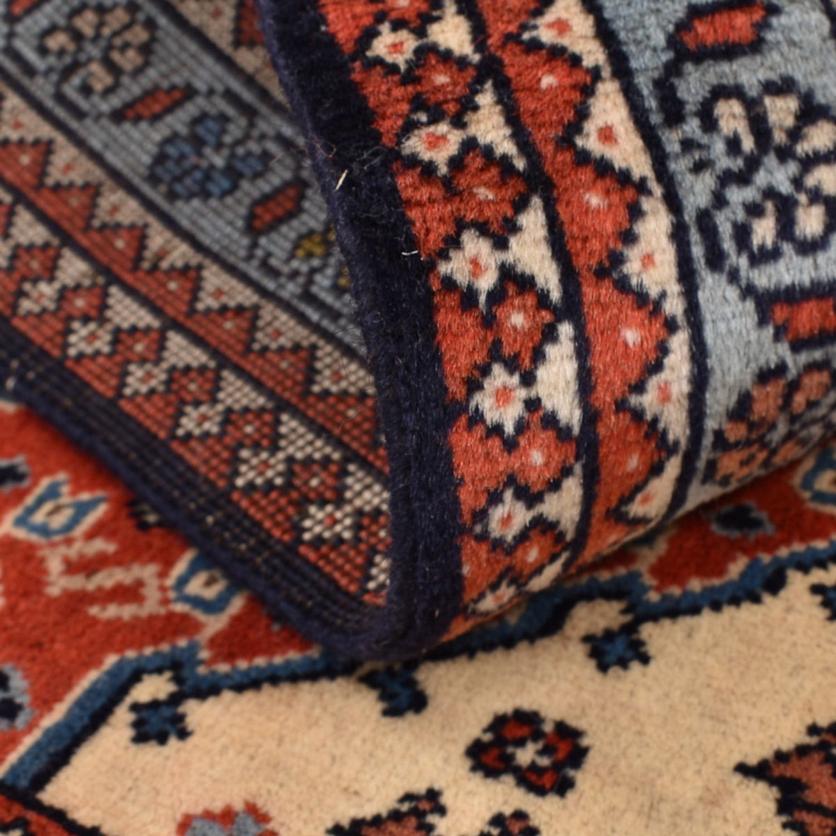 Perski dywan - Nomadyczny - 121 x 75 cm - czerwony