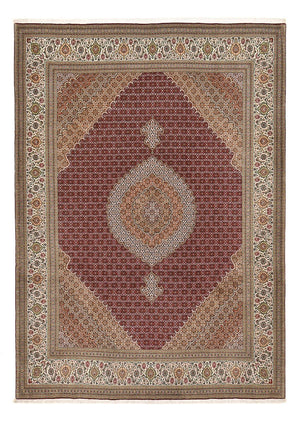 Dywan perski - Tabriz - Królewski - 351 x 250 cm - bordowa czerwień
