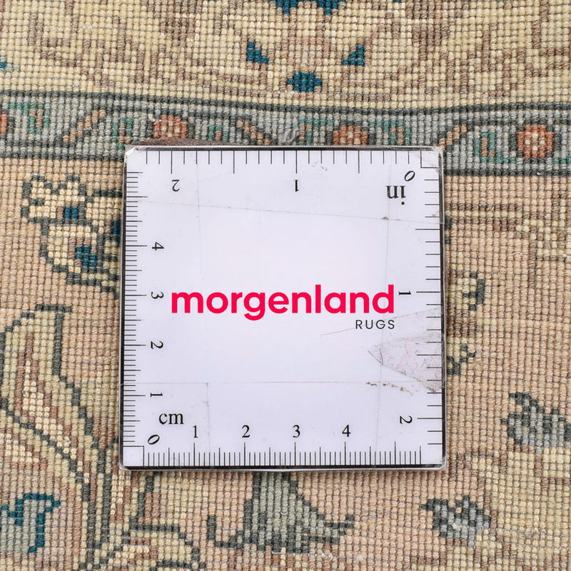 Dywan perski - Tabriz - Królewski kwadratowy  - 200 x 190 cm - żółty