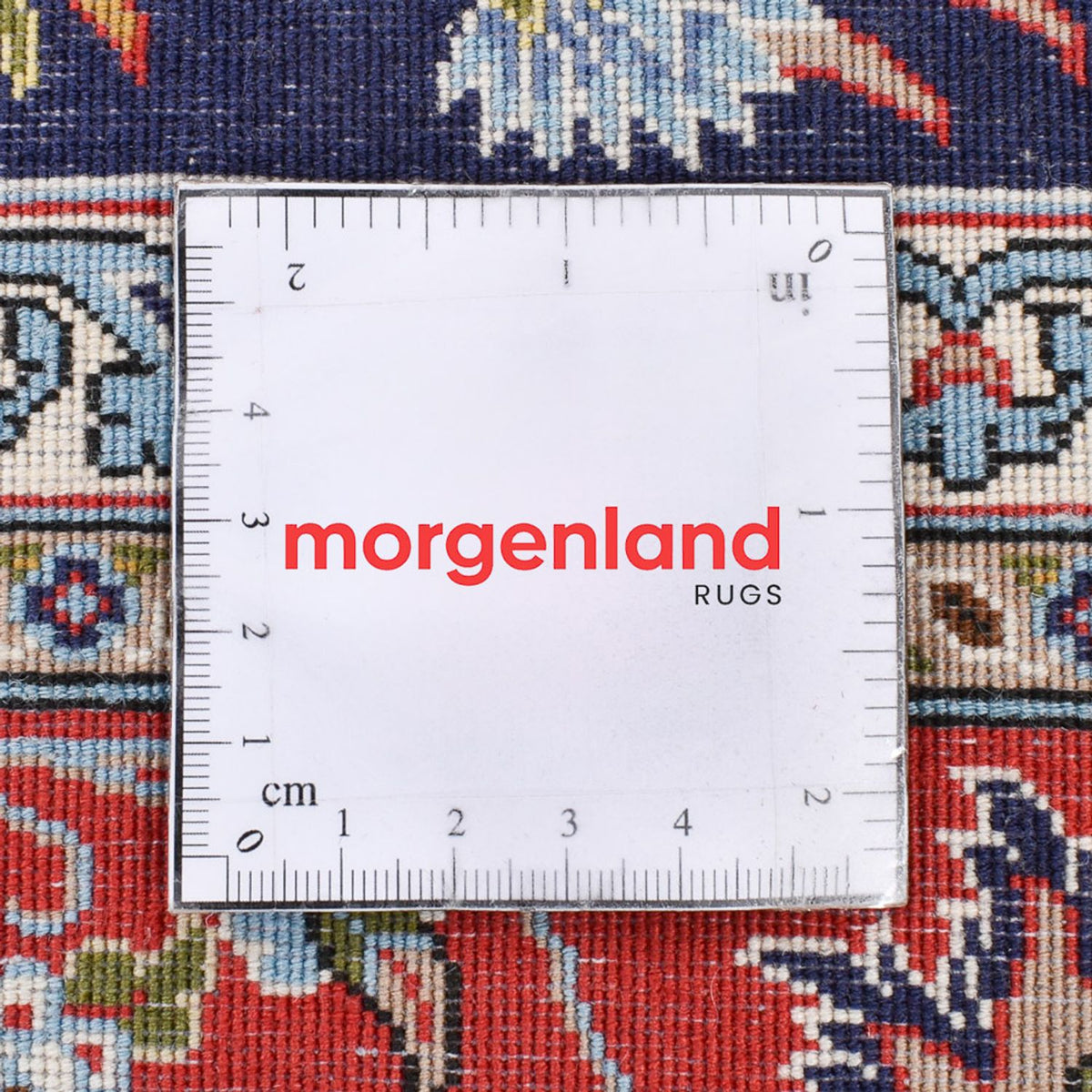 Dywan perski - Isfahan - Premium - 220 x 140 cm - ciemnoniebieski