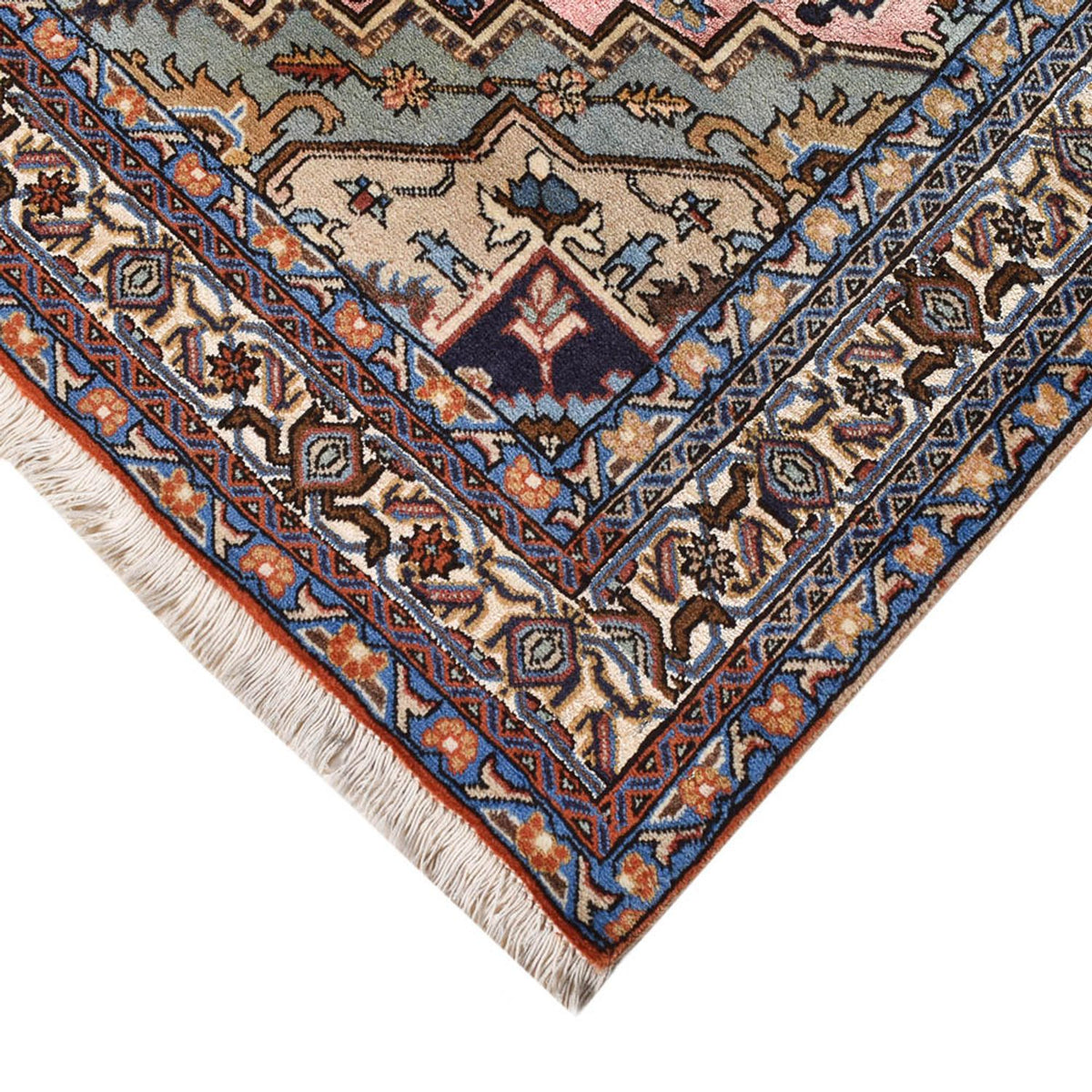 Perski dywan - Nomadyczny - 196 x 133 cm - jasna czerwień