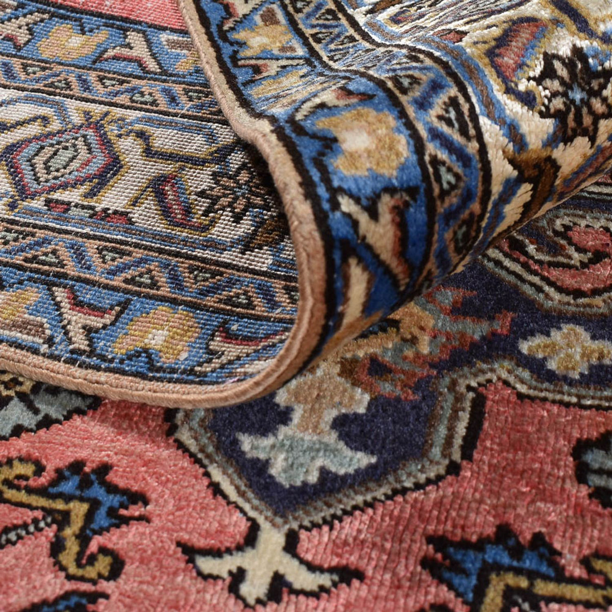 Perski dywan - Nomadyczny - 196 x 133 cm - jasna czerwień