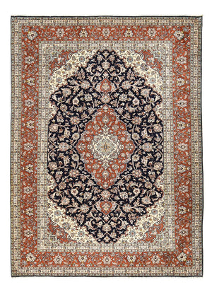 Dywan perski - Klasyczny - 345 x 246 cm - ciemnoniebieski