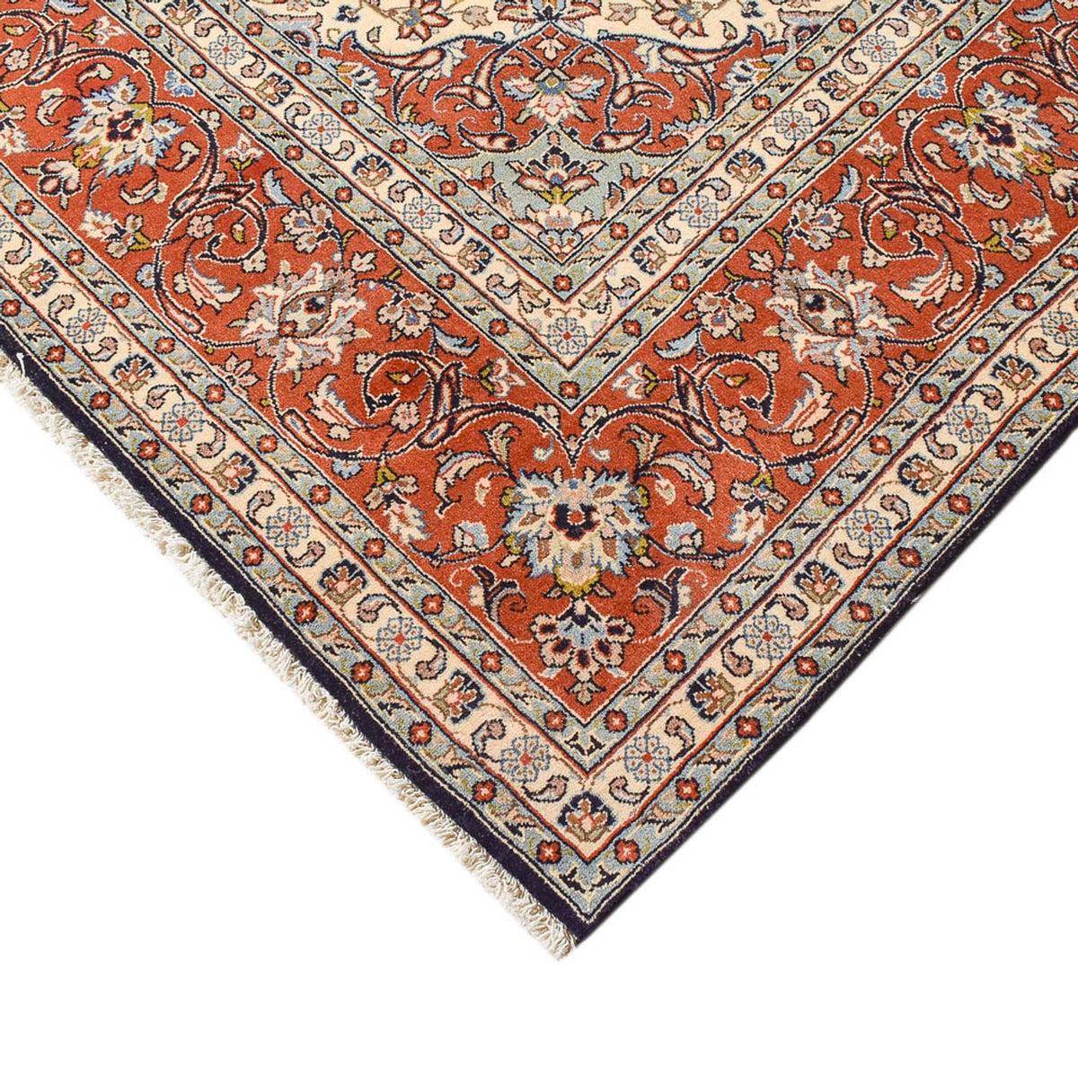 Dywan perski - Klasyczny - 345 x 246 cm - ciemnoniebieski