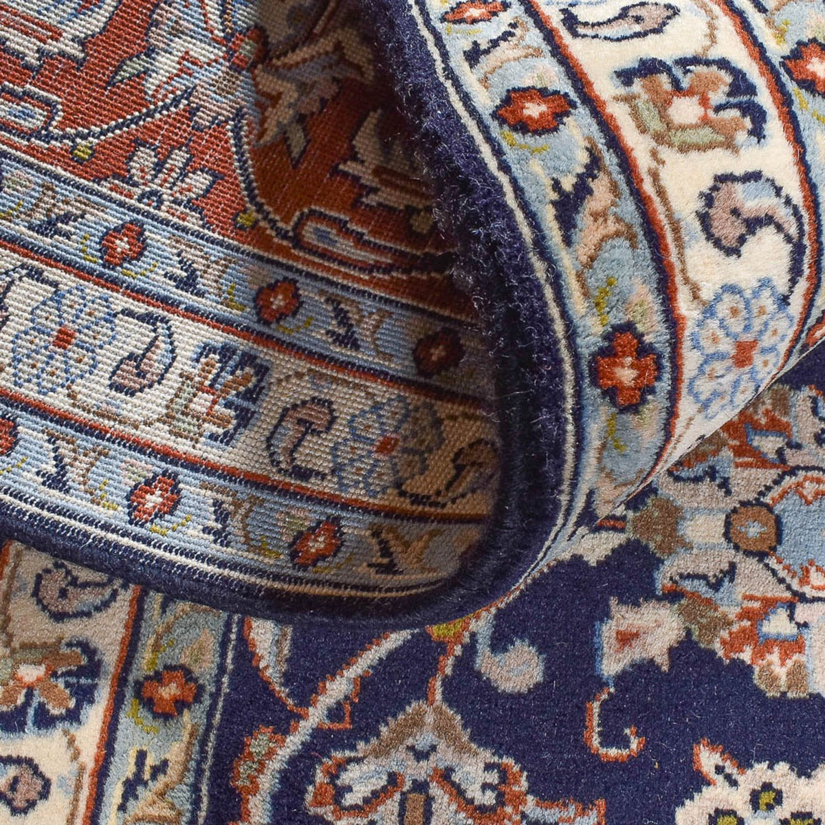 Dywan perski - Klasyczny - 345 x 246 cm - ciemnoniebieski