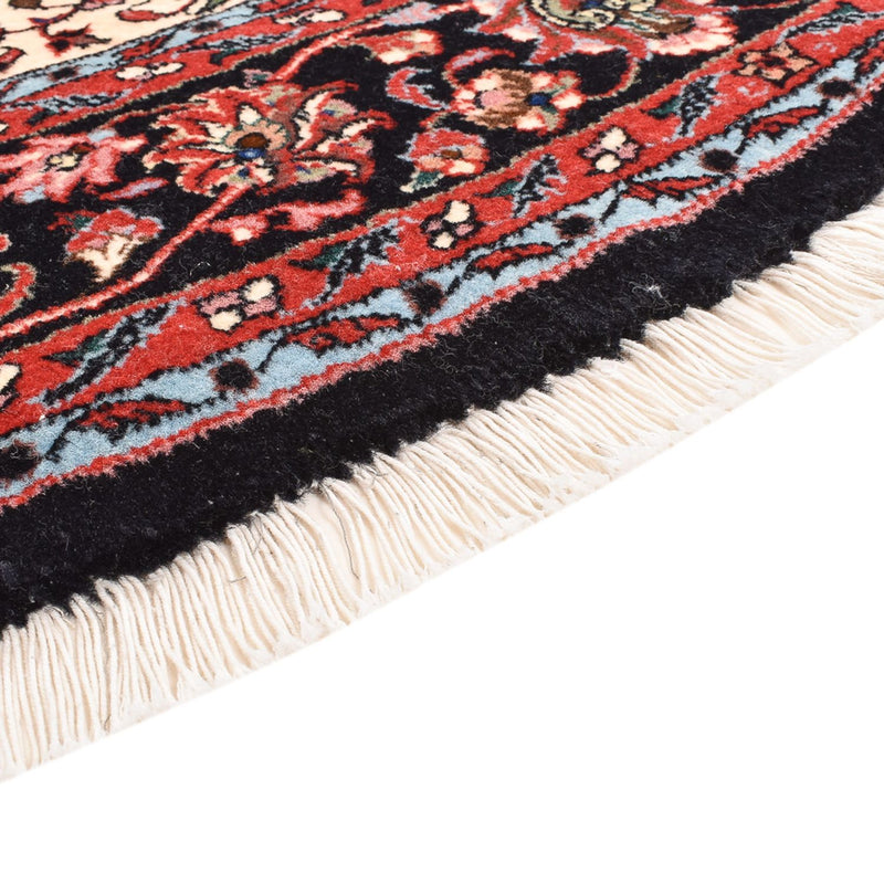 Dywan perski - Bijar okrągły  - 150 x 150 cm - czerwony