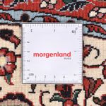 Dywan perski - Bijar okrągły  - 150 x 150 cm - czerwony