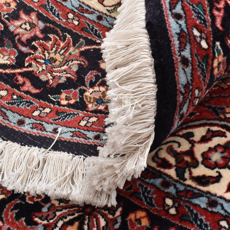 Dywan perski - Bijar okrągły  - 150 x 150 cm - czerwony