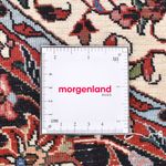 Dywan perski - Bijar okrągły  - 150 x 150 cm - czerwony