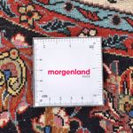 Dywan perski - Bijar okrągły  - 150 x 150 cm - czerwony