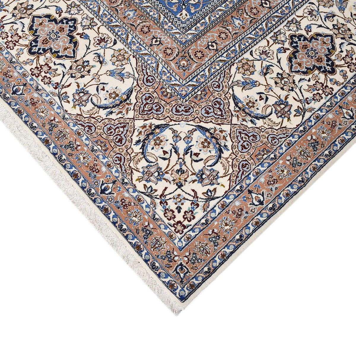 Dywan perski - Nain - Premium - 455 x 315 cm - kremowy