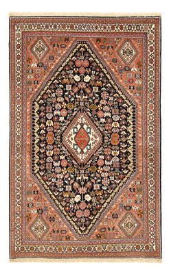 Dywan Gabbeh - Kashkuli perski - 207 x 130 cm - ciemnoniebieski