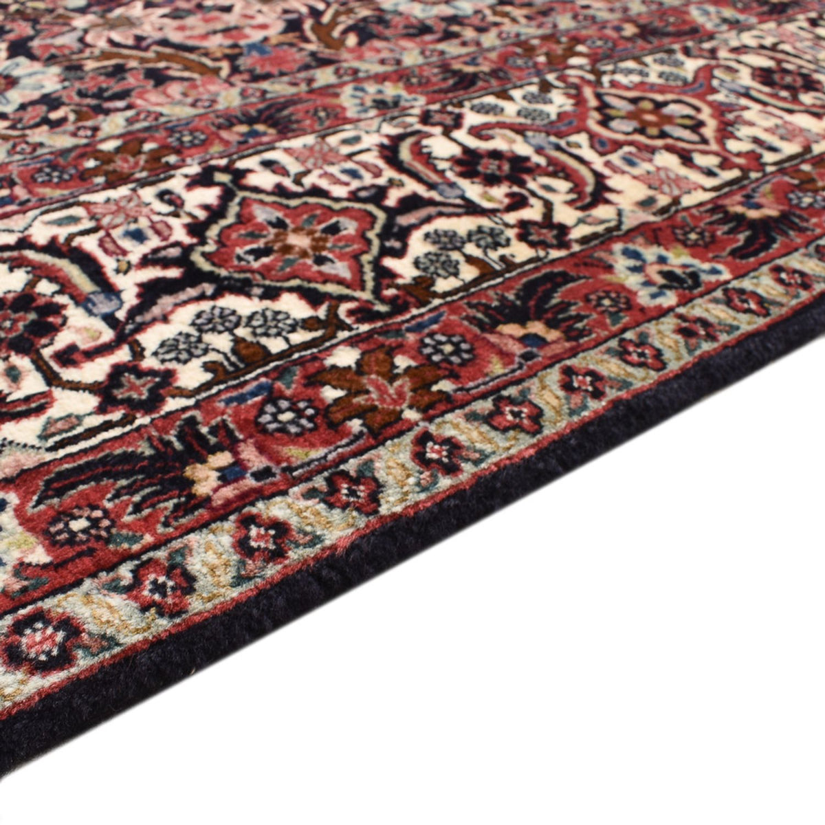 Bidjar Dywan 204x247cm - Dywan perski - ciemna czerwień