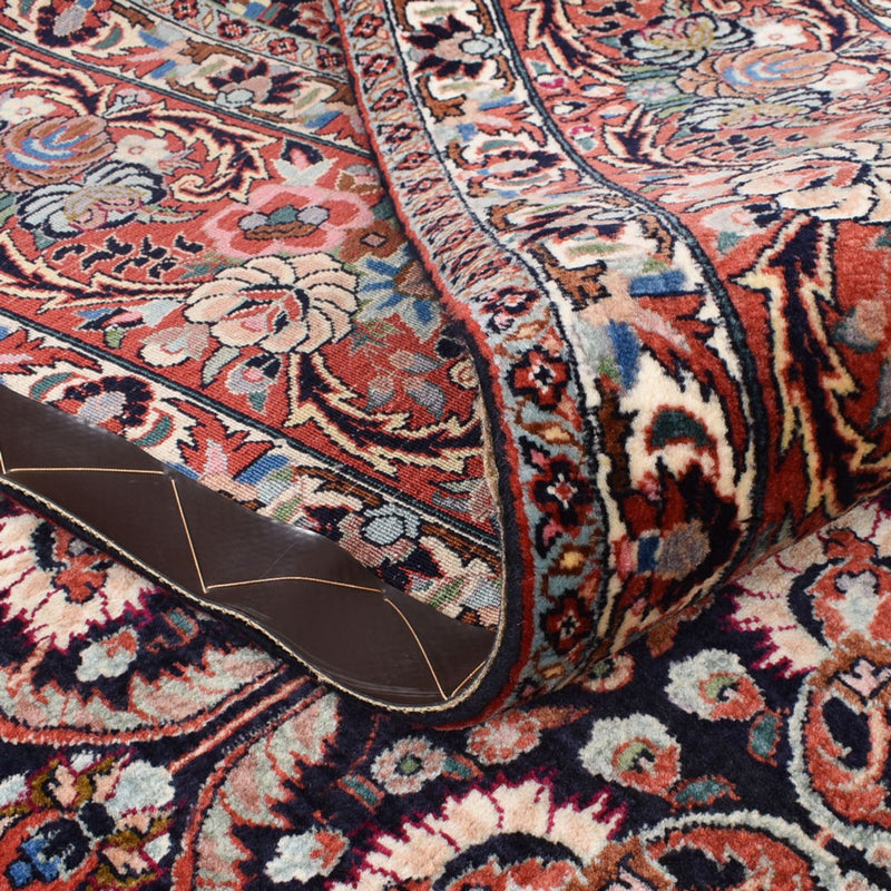 Dywan perski - Bijar kwadratowy  - 252 x 252 cm - rdza