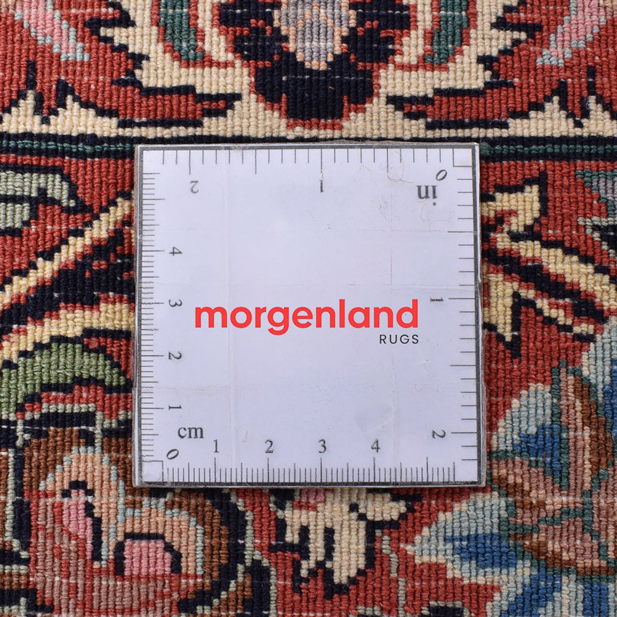 Dywan perski - Bijar kwadratowy  - 252 x 252 cm - rdza