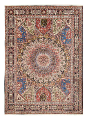 Dywan perski - Tabriz - Królewski - 411 x 302 cm - wielokolorowy
