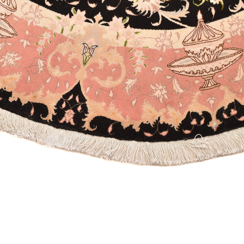Dywan perski - Tabriz - Premium okrągły  - 200 x 200 cm - wielokolorowy