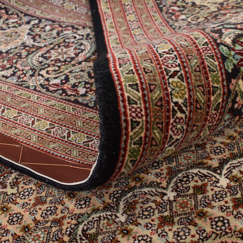 Dywan perski - Tabriz - Królewski - 400 x 300 cm - ciemny camel