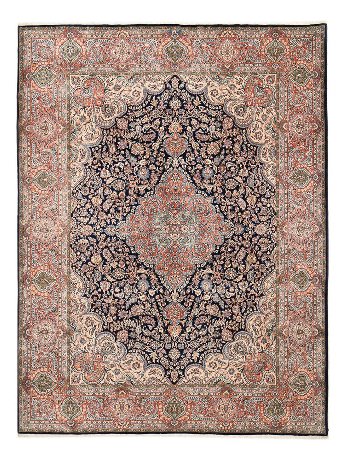 Dywan perski - Klasyczny - 404 x 305 cm - ciemnoniebieski