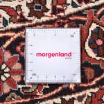 Dywan perski - Bijar okrągły  - 150 x 150 cm - ciemna czerwień