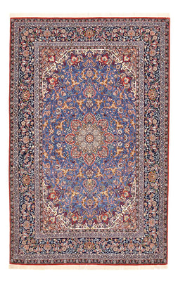 Dywan perski - Isfahan - Premium - 245 x 154 cm - niebieski