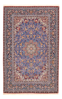 Dywan perski - Isfahan - Premium - 245 x 154 cm - niebieski